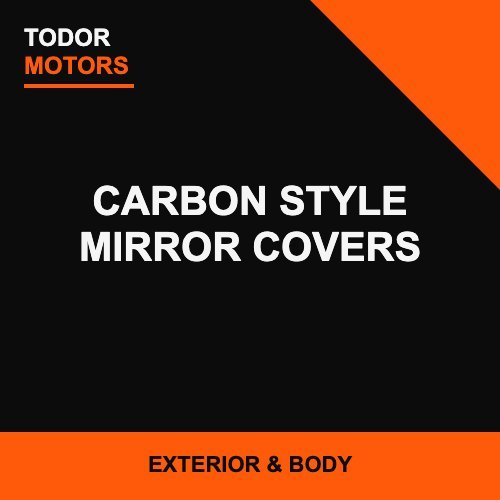 Carbon Style Mirror Covers - Image 2
